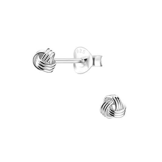 silver earrings bowl