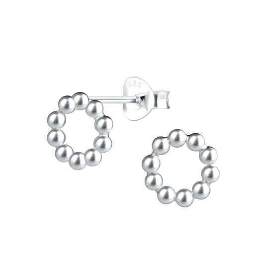 Children's earrings, 925 silver, duck