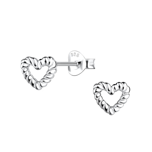 Children's earrings, 925 silver, duck