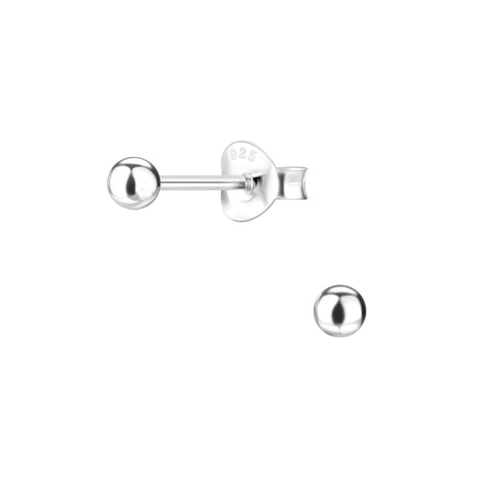 silver earrings bowl