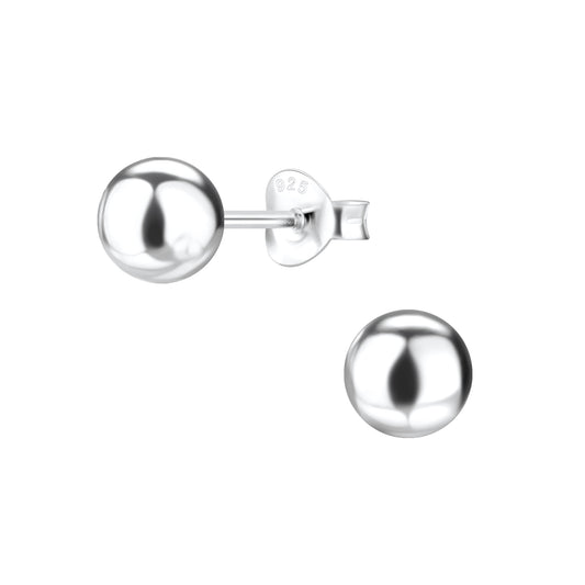 silver earrings bowl
