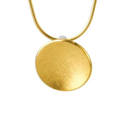 silver pendant bowl small | gold-plated