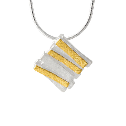 Silberanhänger "Eldorado", 18ct goldplattiert