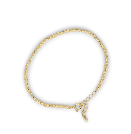 Silberarmband 18ct vergoldet 2,5mm