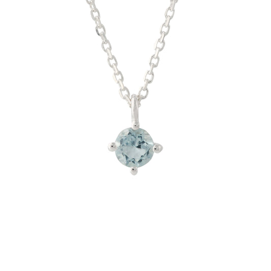 Silbercollier mit Topas