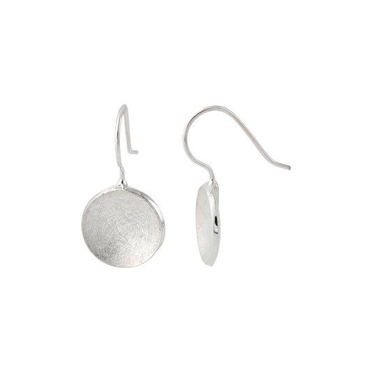 silver earrings bowl small