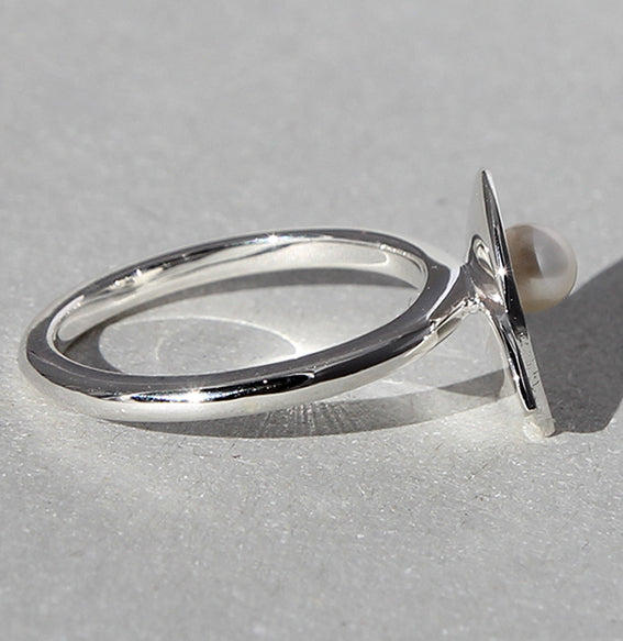 Silberring mit 5mm SWZ-Perle