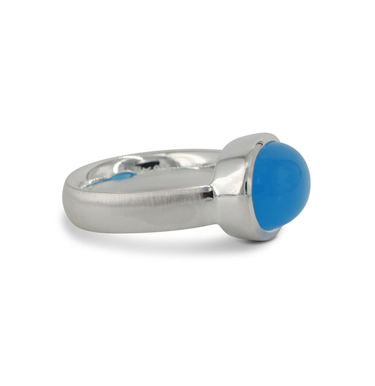 Ring mit Chalcedon