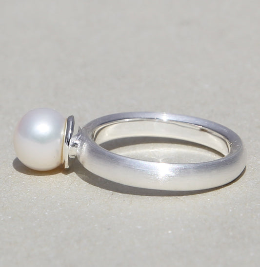Silberring mit SWZ Perle | Lofty