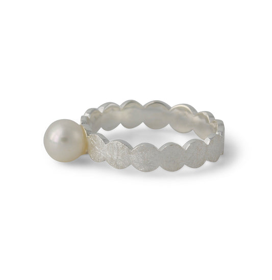 Silberring "Pearl Island" mit 6mm SWZ-Perle