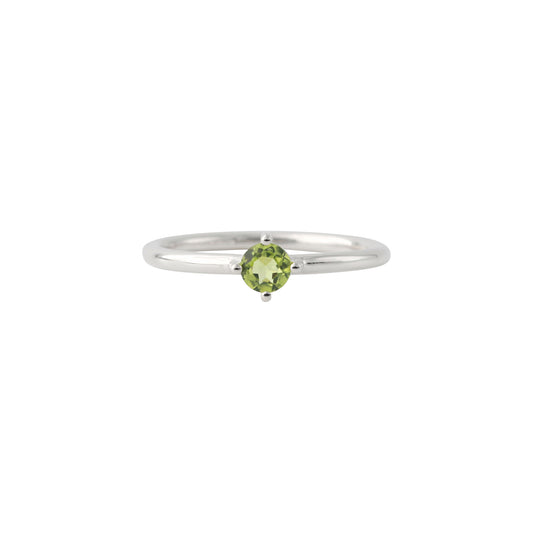 Silberring mit Peridot