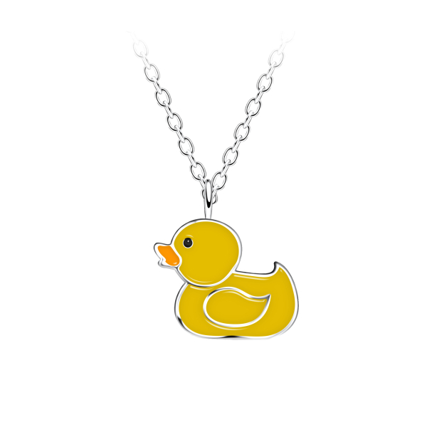 Kinderhalskette, 925 Silber, Ente